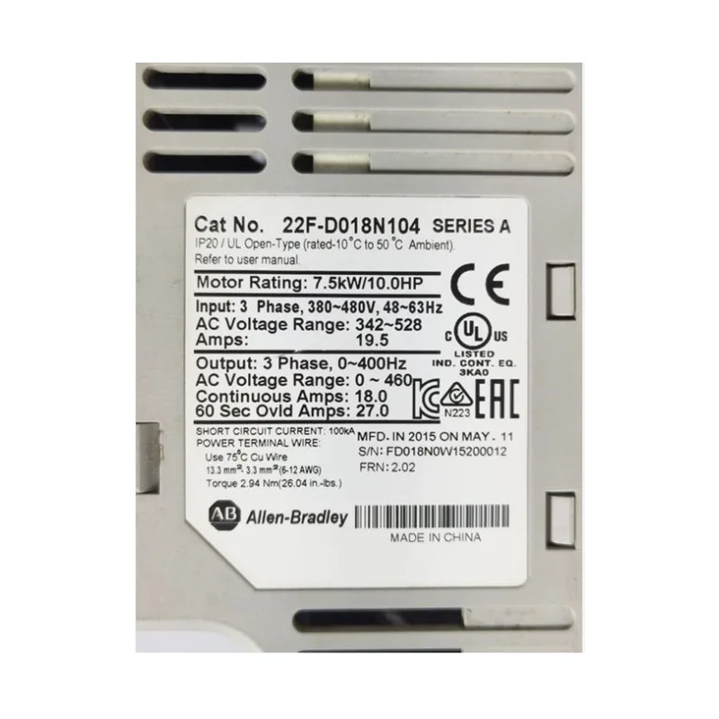 Allen Bradley 22F-D018N104
